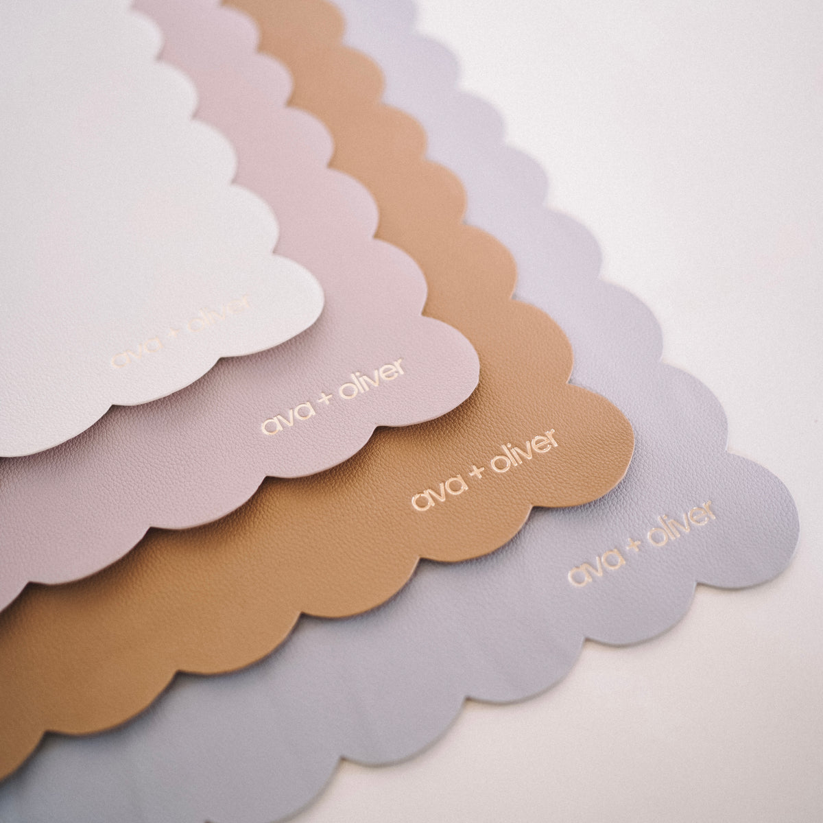 Vegan Leather Changing Mat  Pink Sand – Ava + Oliver