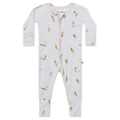 Zip Romper - Surfer Dudes