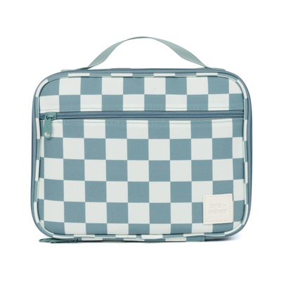 Kids Lunch Bag - Sage Checker