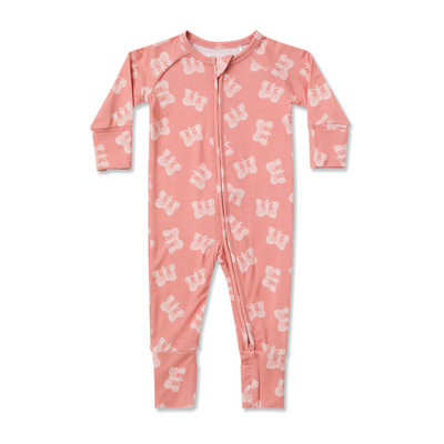 Zip Romper - Butterflies
