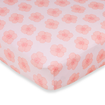 Crib Sheet - Peach Hau