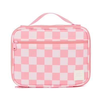Kids Lunch Bag - Pink Checker