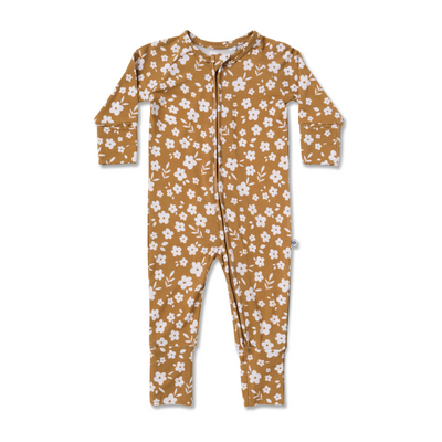 Zip Romper - Autumn Floral
