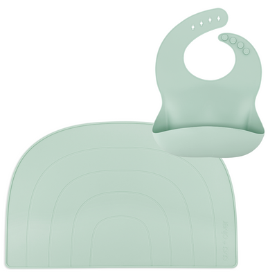 Bib + Placemat Bundle | Mint - Default Title