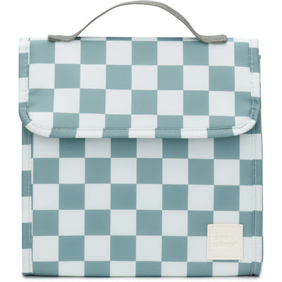 Lunch Tote - Sage Checker