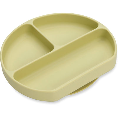 Divided Suction Plate - Honeydew