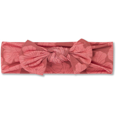 Bow Headband - Mauve Hibiscus