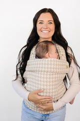 Beige Houndstooth