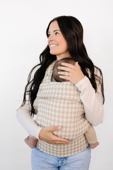 Beige Houndstooth