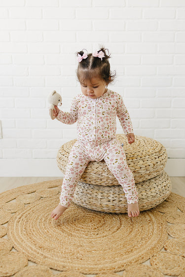Blush Blooms Ribbed