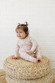 Blush Blooms Ribbed