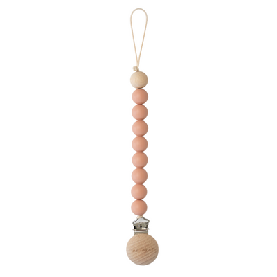 Pacifier Clip - Peach