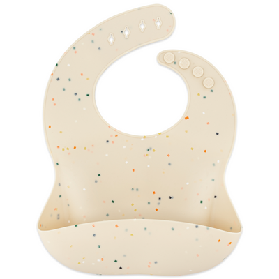 Silicone Bib - Coconut Confetti
