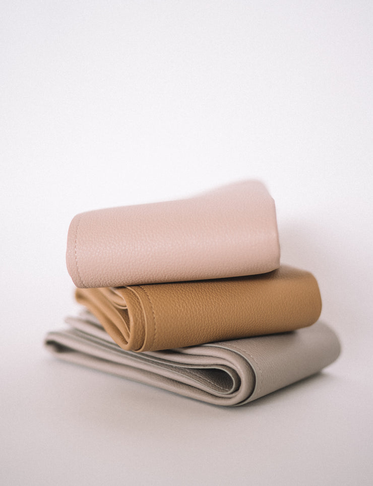 Vegan Leather Changing Mat Bundle | Pink