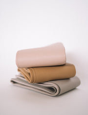 Vegan Leather Changing Mat Bundle | Pink + Grey