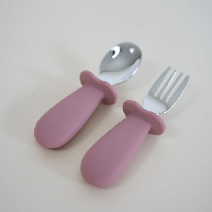 Toddler Cutlery | Mauve