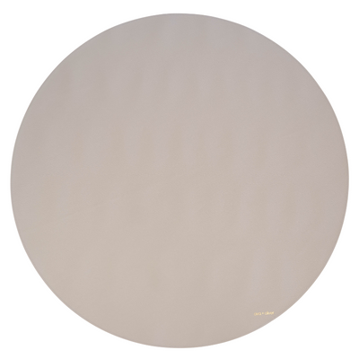 Circle Play Mat | Vegan Leather - Grey