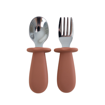 Toddler Utensil Set - Pumpkin