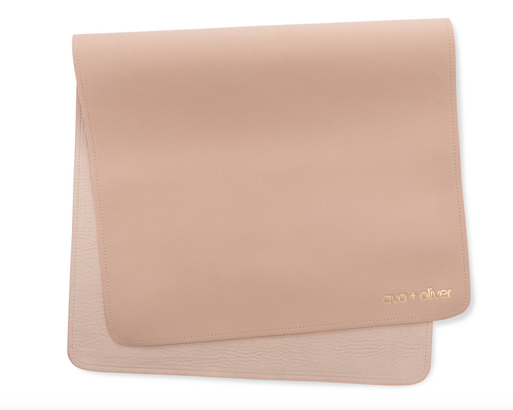Leather changing deals pad