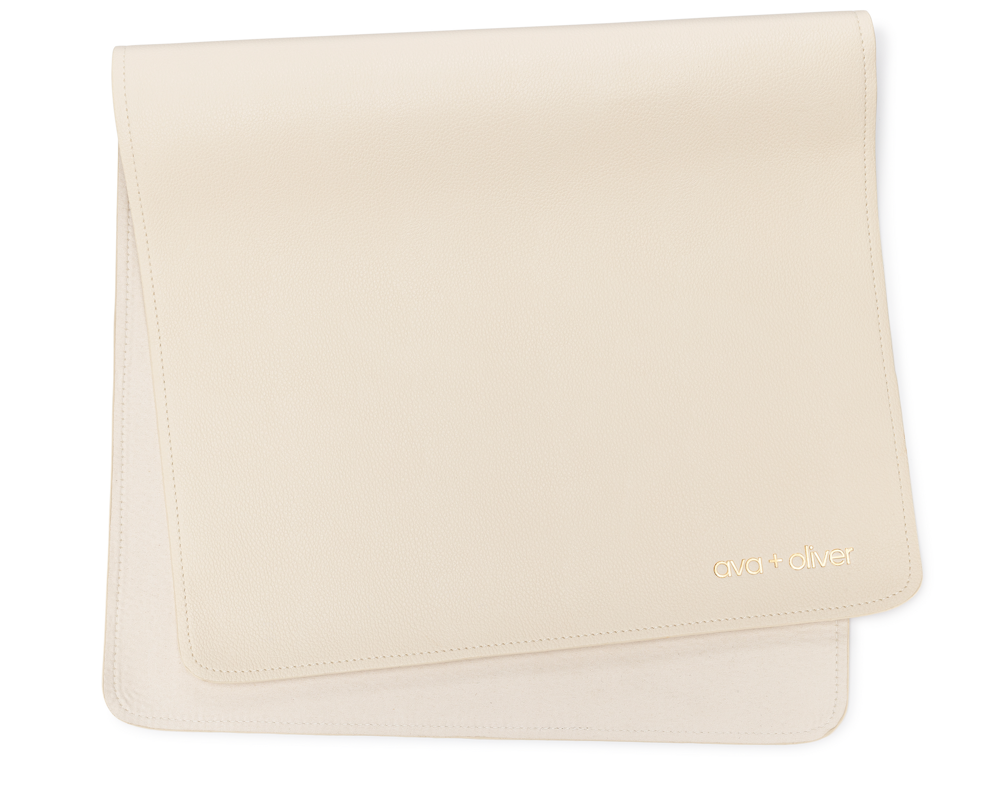 Vegan Leather Changing Mat | Cream – Ava & Oliver